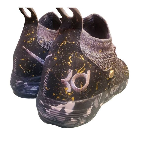 Mens Nike Zoom KD 11 Gold Splatter Basketball Sneakers Shoes Size 8.5 A… - Picture 6 of 10
